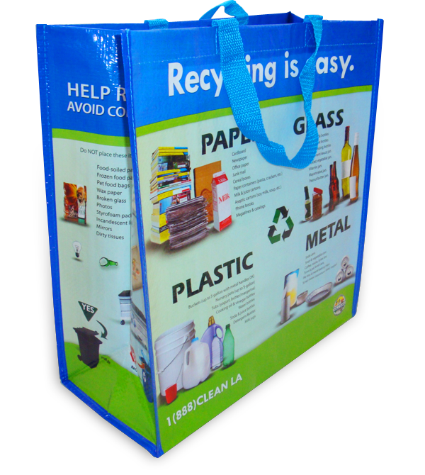 Municipality Recycling Idea - Reusable Recycling Bag